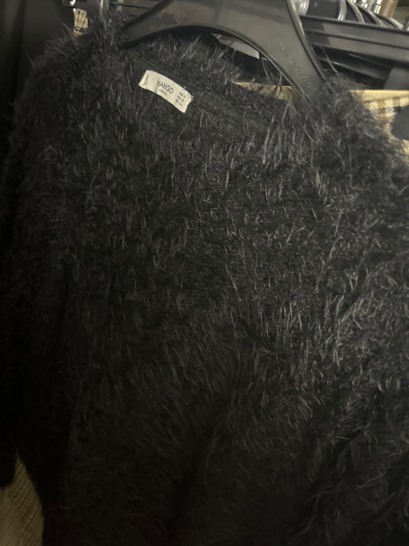 Mango Pullover Schwarz