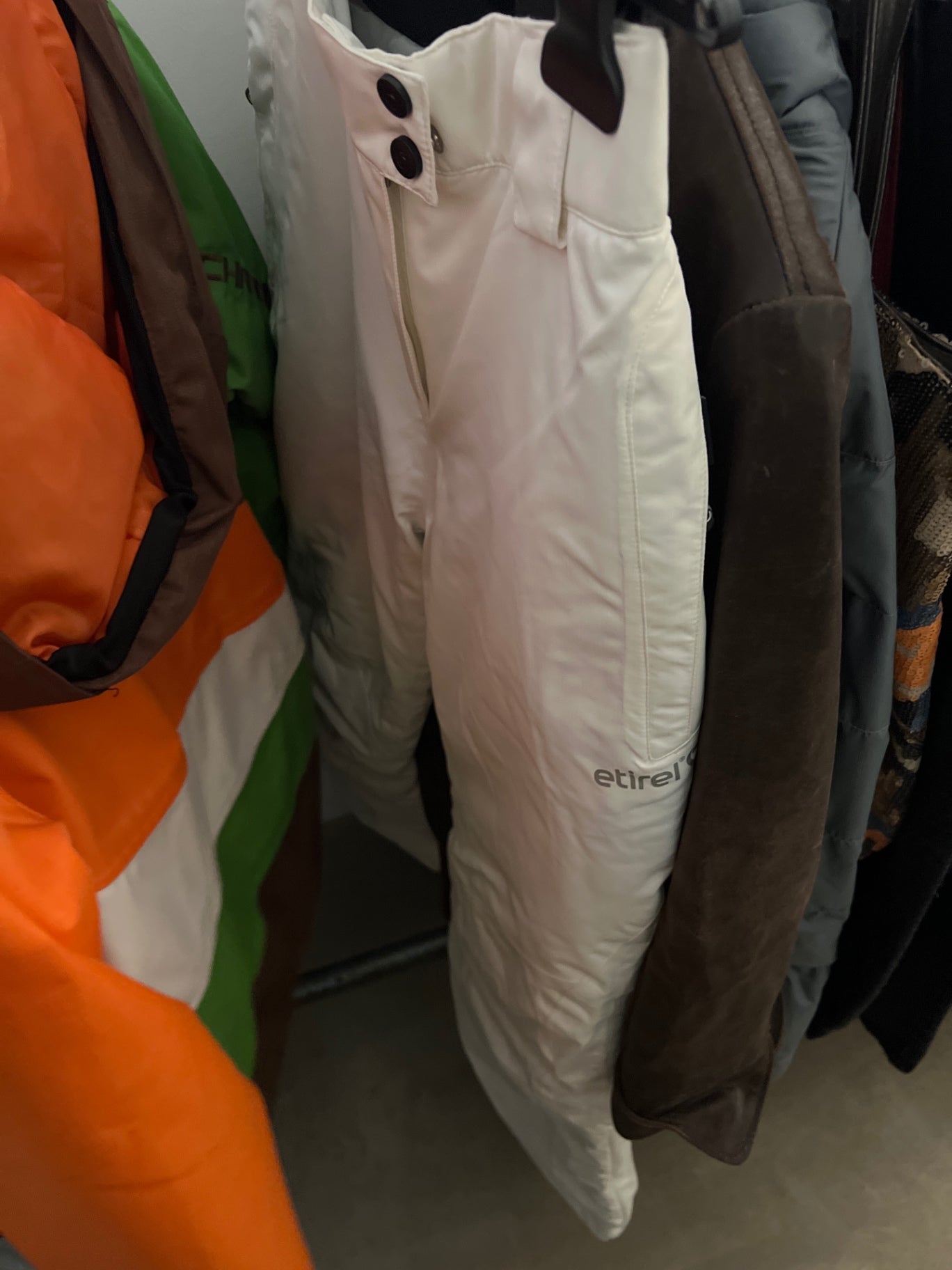 Etirel Skihose Weiß