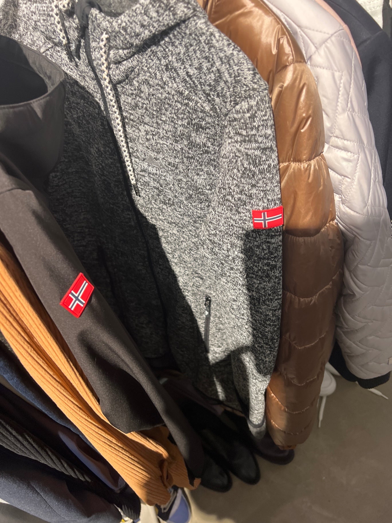 Norc Cape Fleecejacke Grau