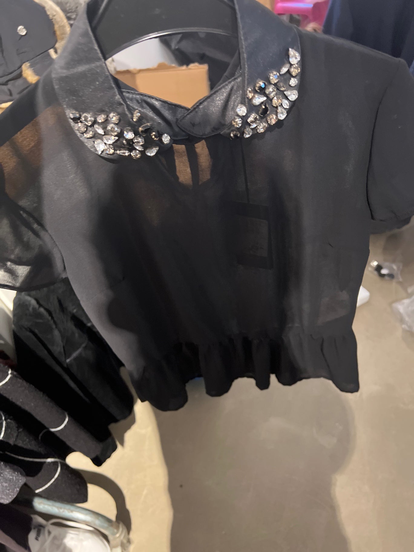 Rinascimento Bluse Schwarz