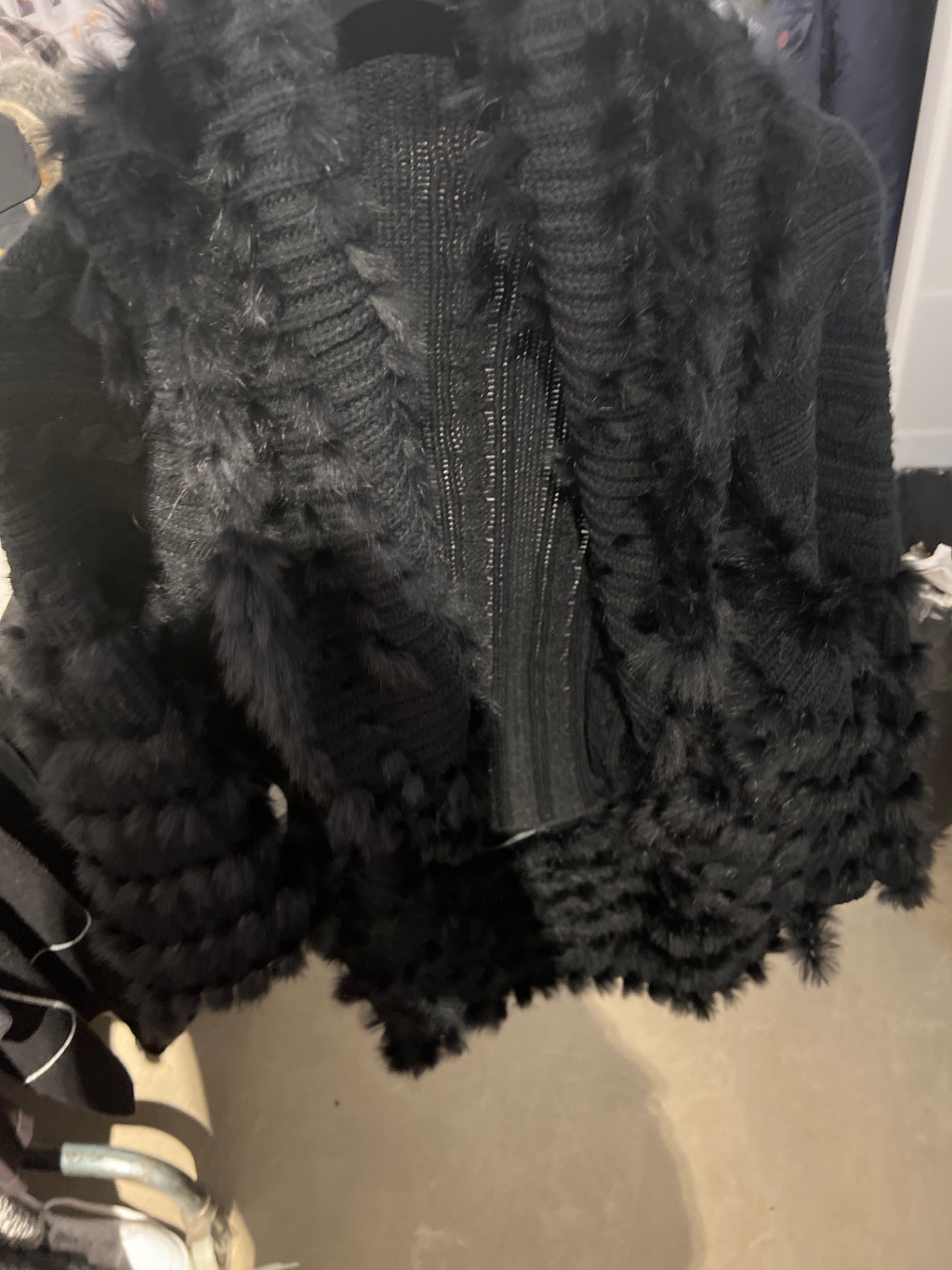 Strickjacke Schwarz