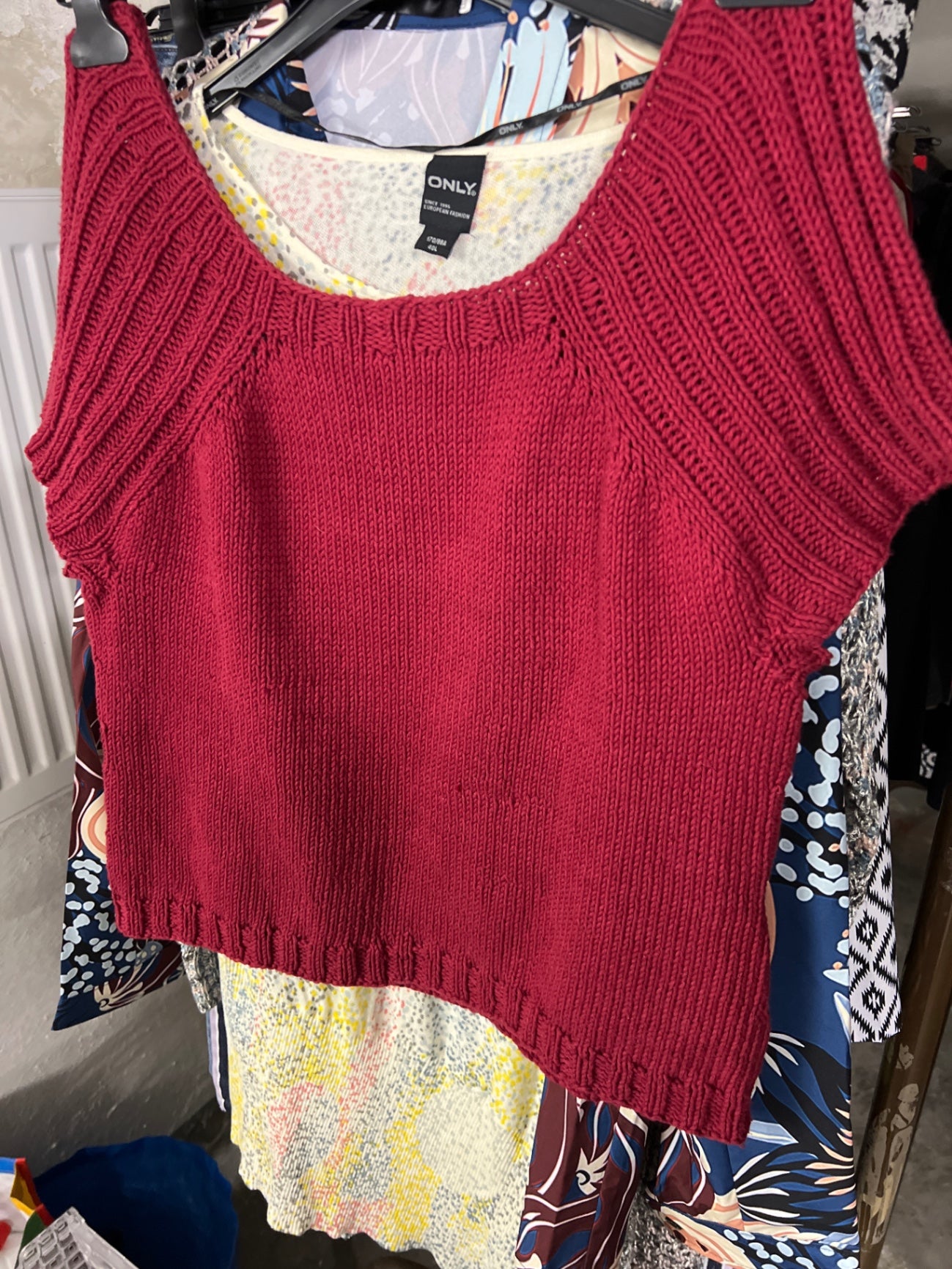 Stricktop Rot / Ausverkauf B-Ware