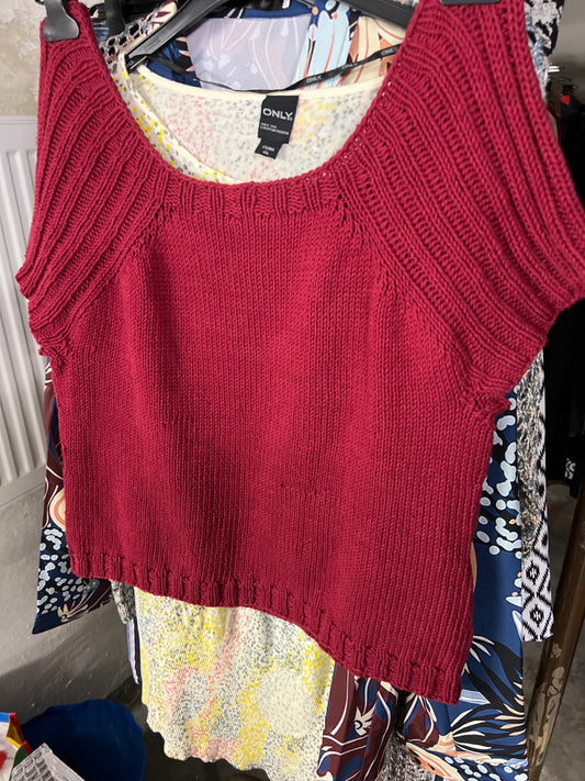 Stricktop Rot / Ausverkauf B-Ware
