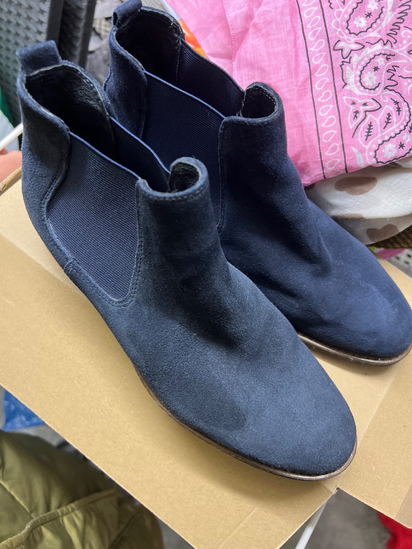 Chelsea Boots Dunkelblau
