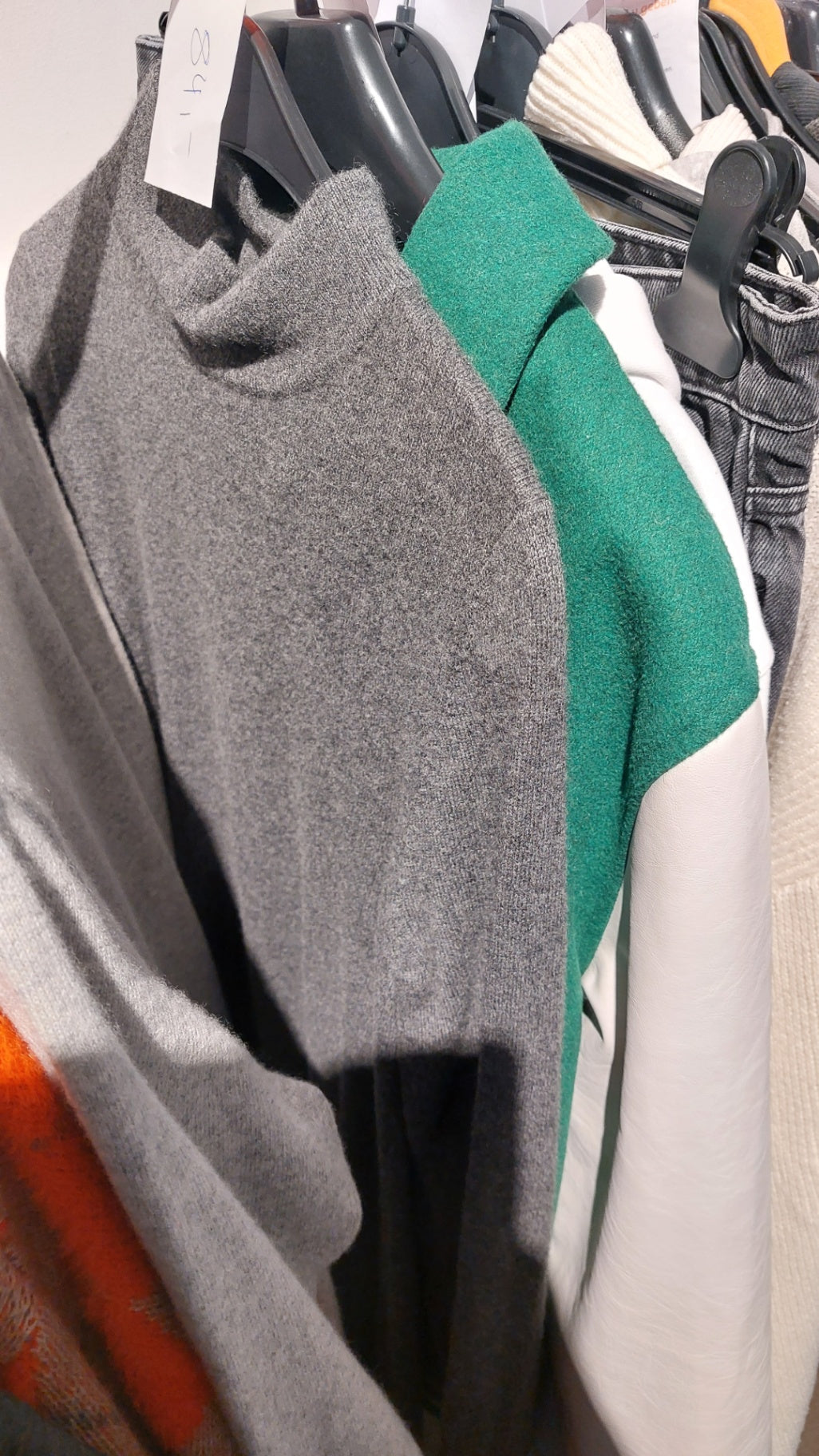 Allude Pullover Grau 100% Kaschmir