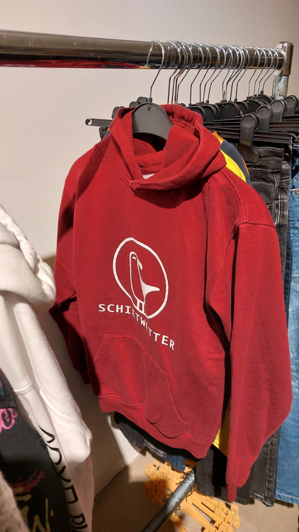 Schietwetter Hoodie Rot