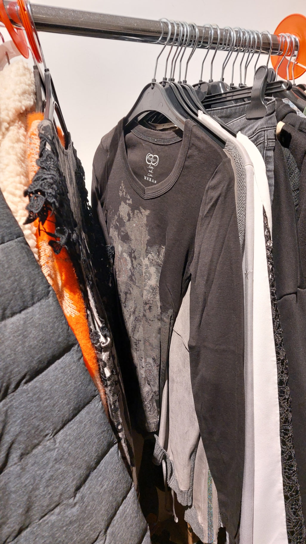 Monari Langarmshirt Schwarz
