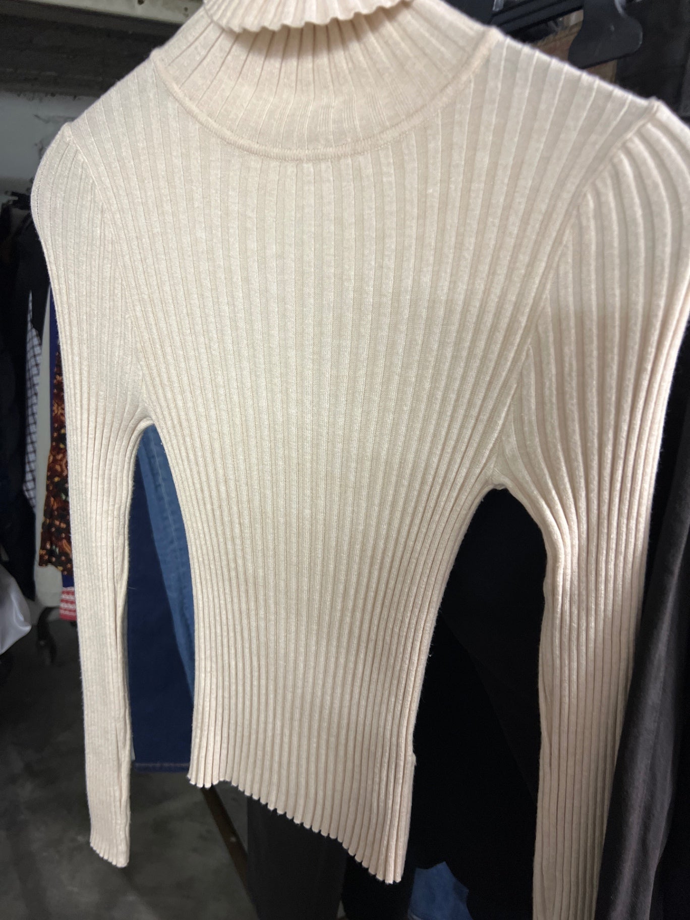 ASOS Rollkragenpullover Beige Größe: 32
