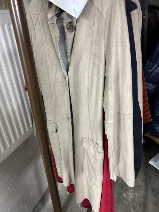 S. Oliver Mantel Beige Größe: S