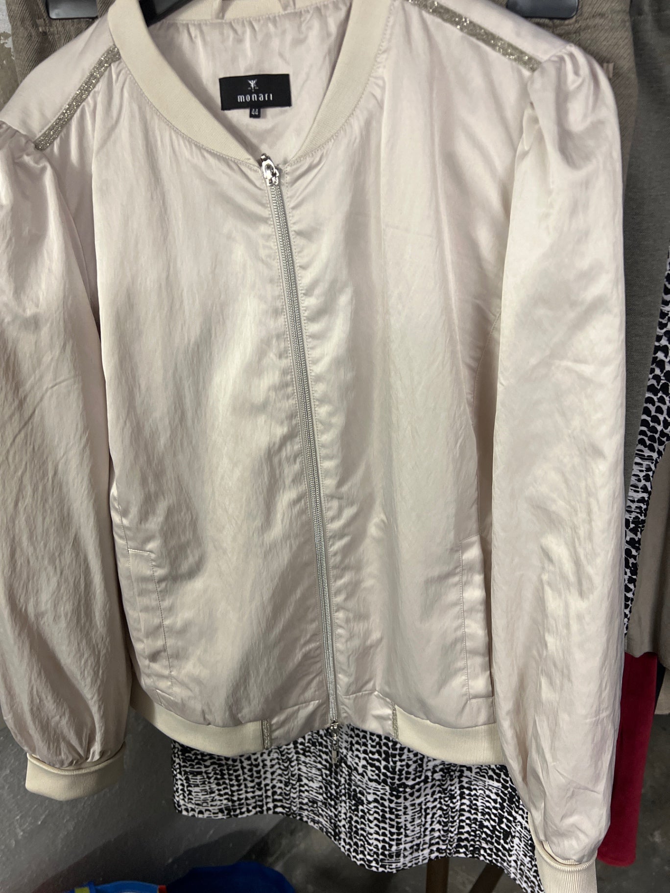 Monari Jacke Beige Größe: 44