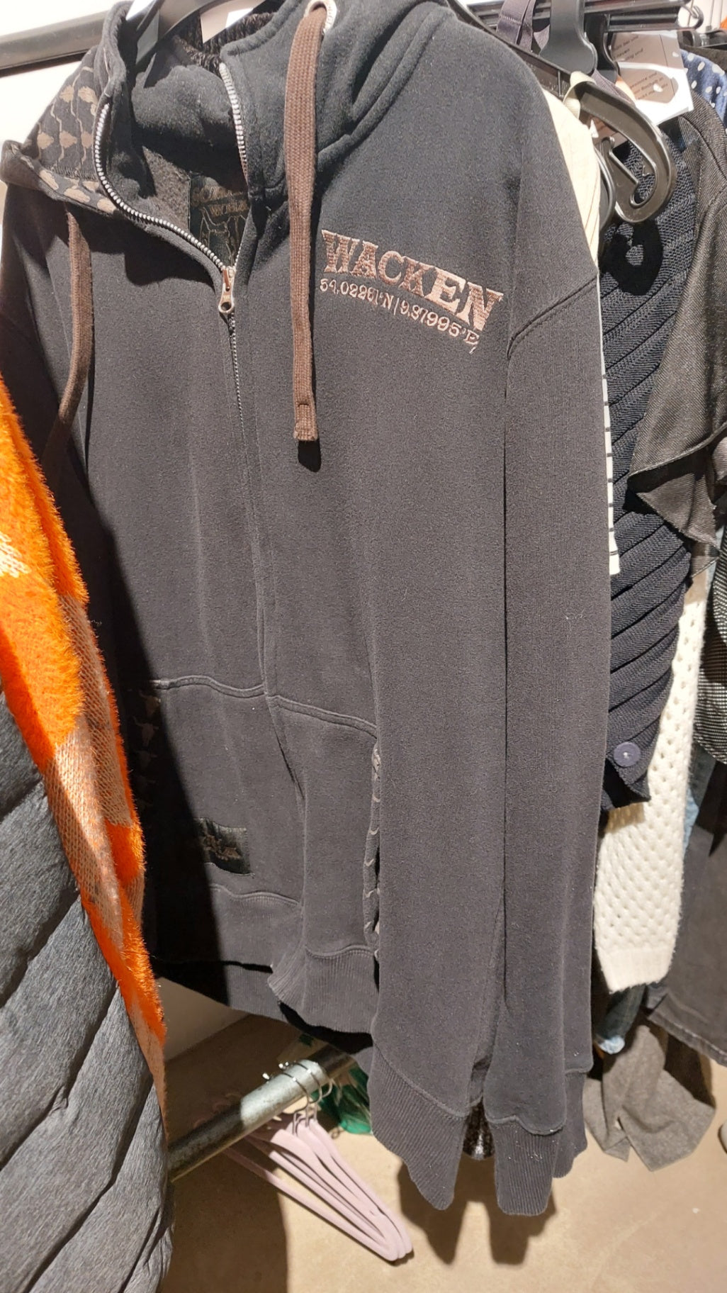 Wacken Kapuzenpullover Schwarz Größe: XL
