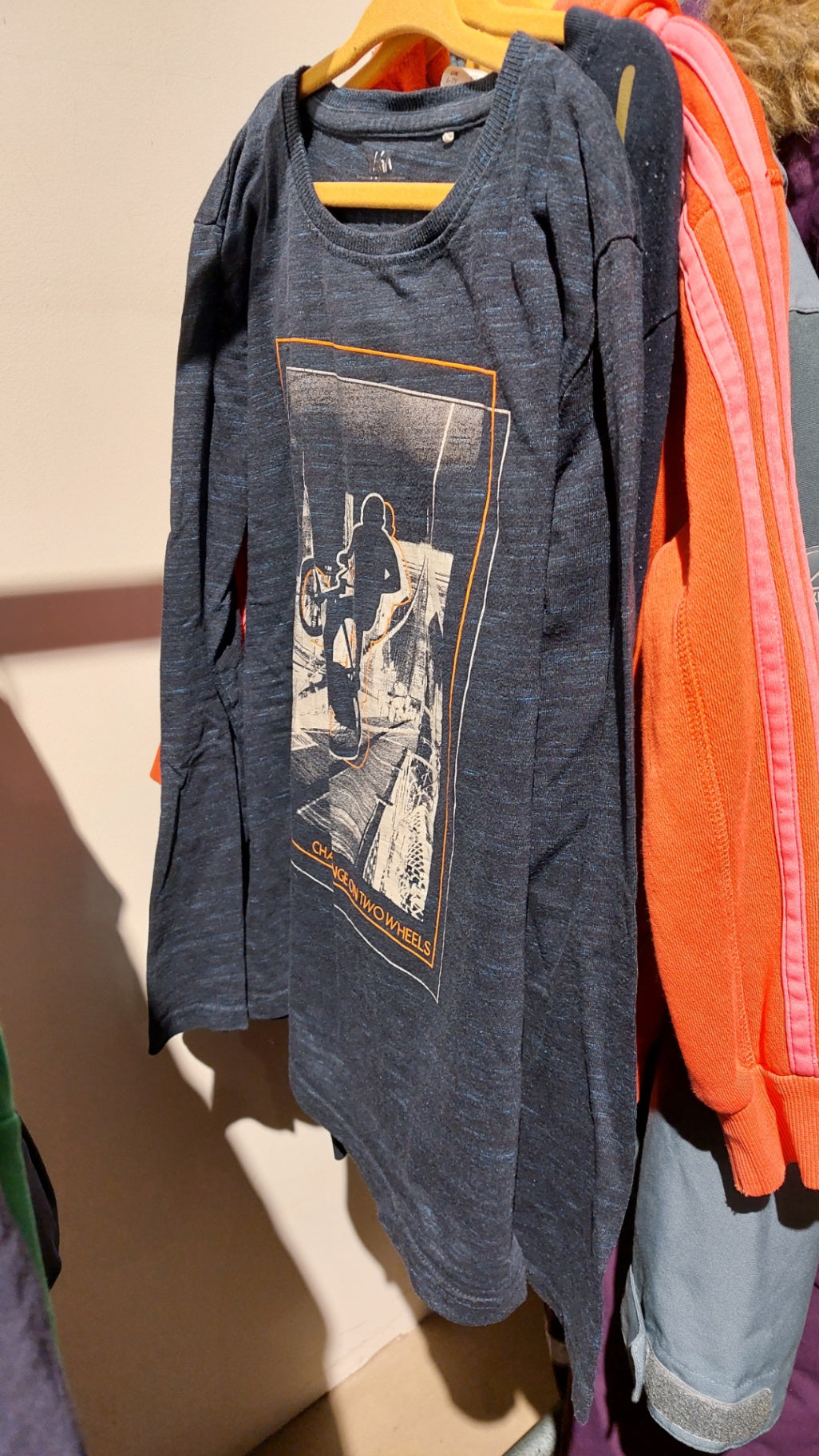 Yigga Langarmshirt Dunkelblau Größe: 152