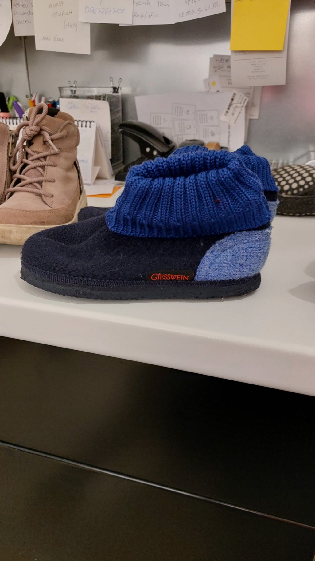 Giesswein Cosy Shoes Blau Größe: 30