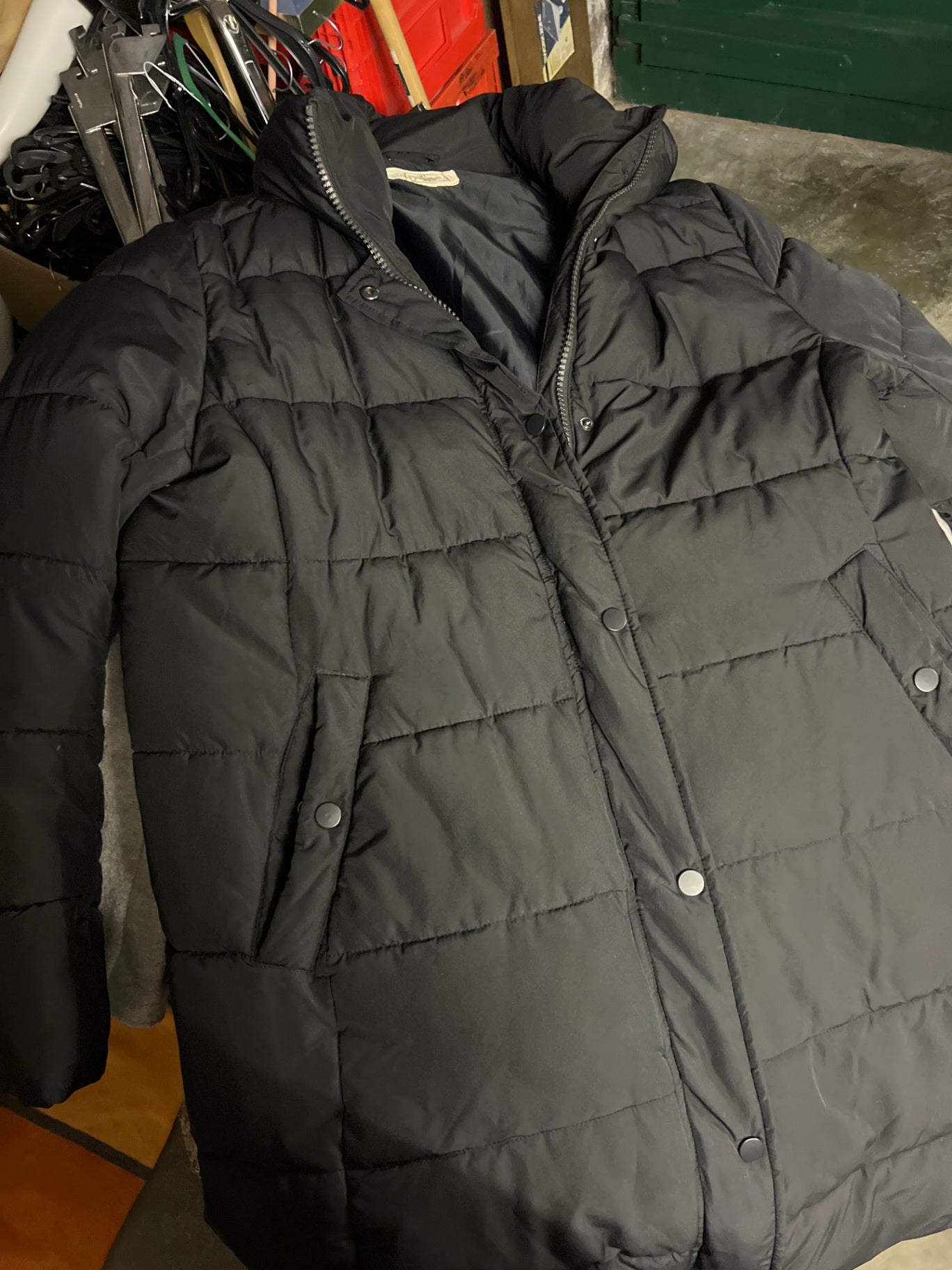 H&M Daunenjacke Schwarz Größe: L