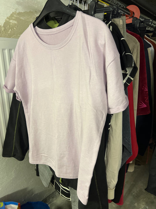 T-Shirt Helllila Größe: M