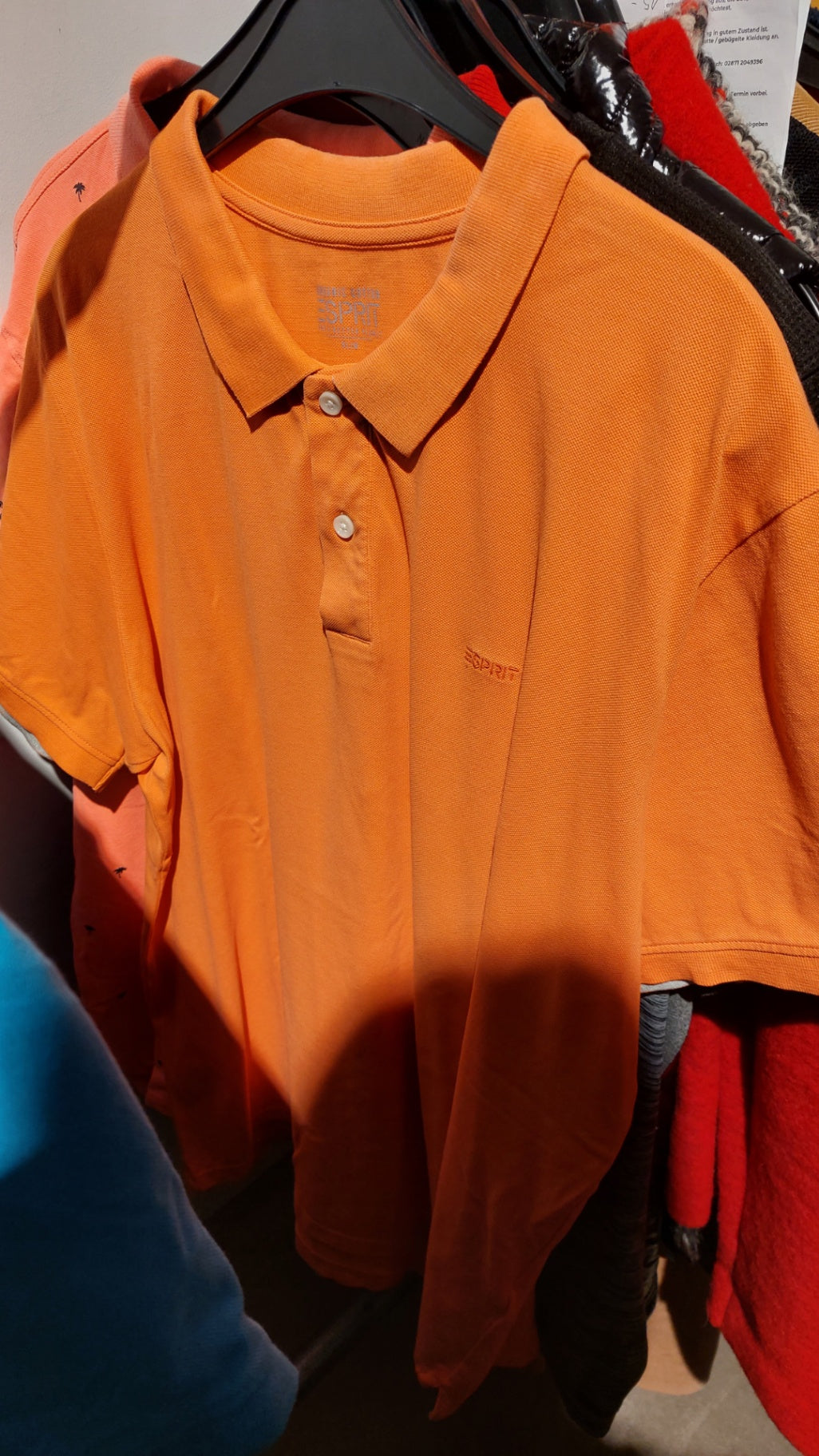 Esprit Poloshirt Orange Größe: XXL