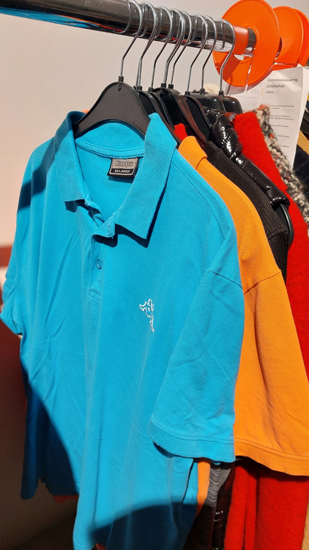 Kappa Poloshirt Blau Größe: XXL