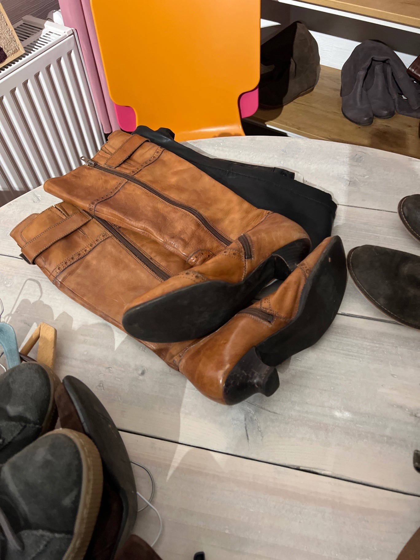 Stiefel Braun Größe: 38