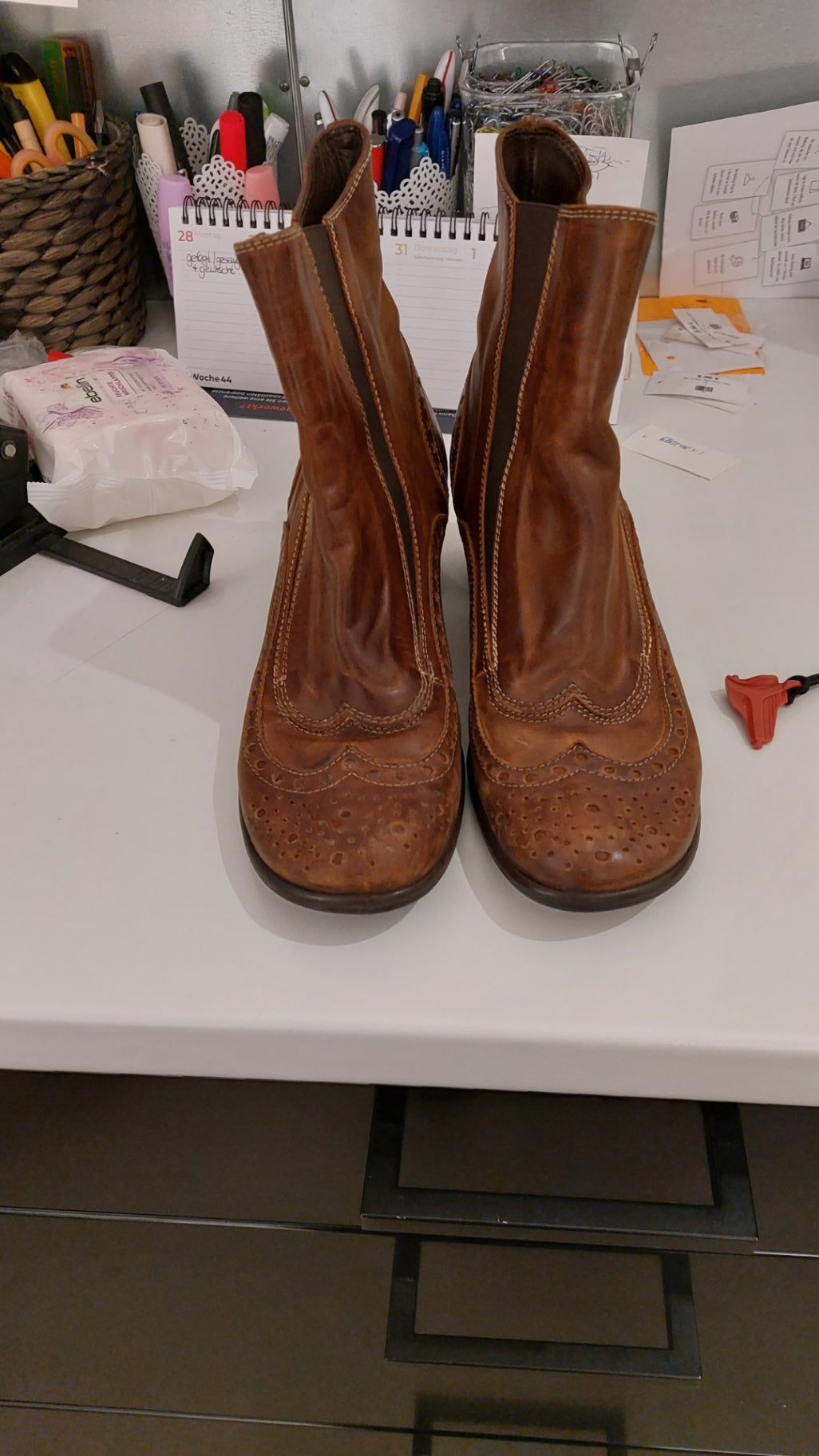 Stiefeletten Braun Größe: 37