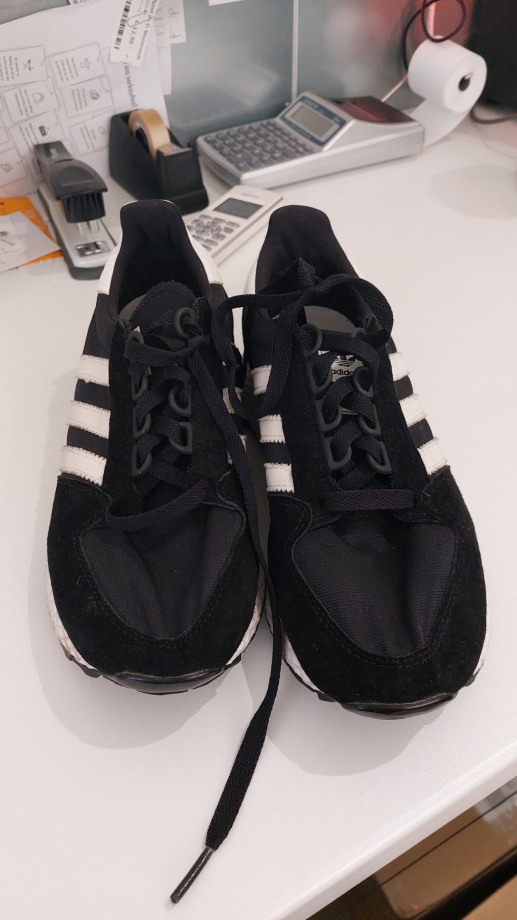 Adidas Sneaker Schwarz-Weiß Größe: 39
