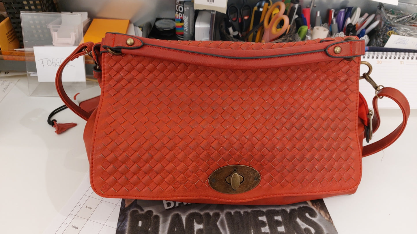 Handtasche Rot Größe: