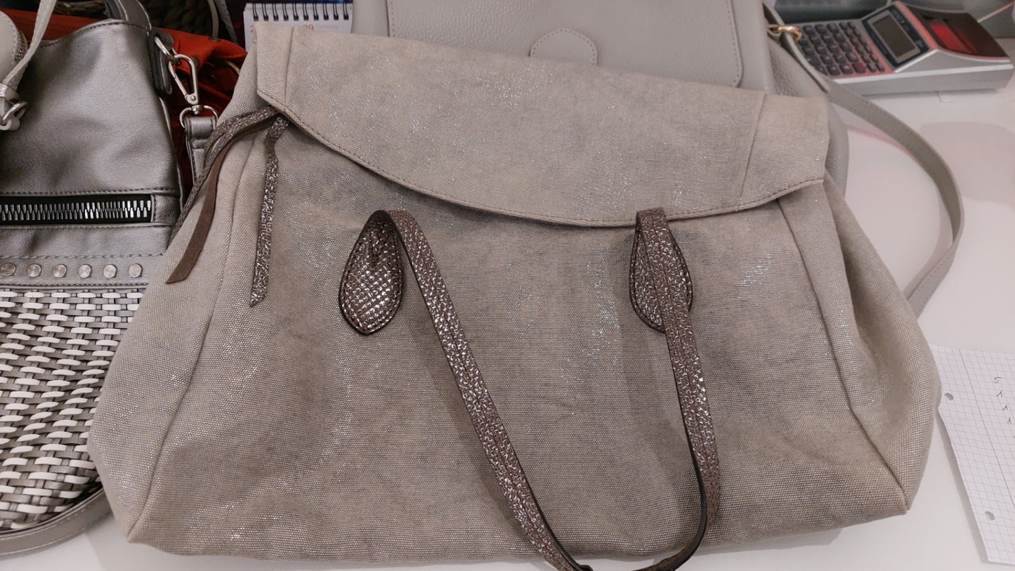 Handtasche Beige Größe: