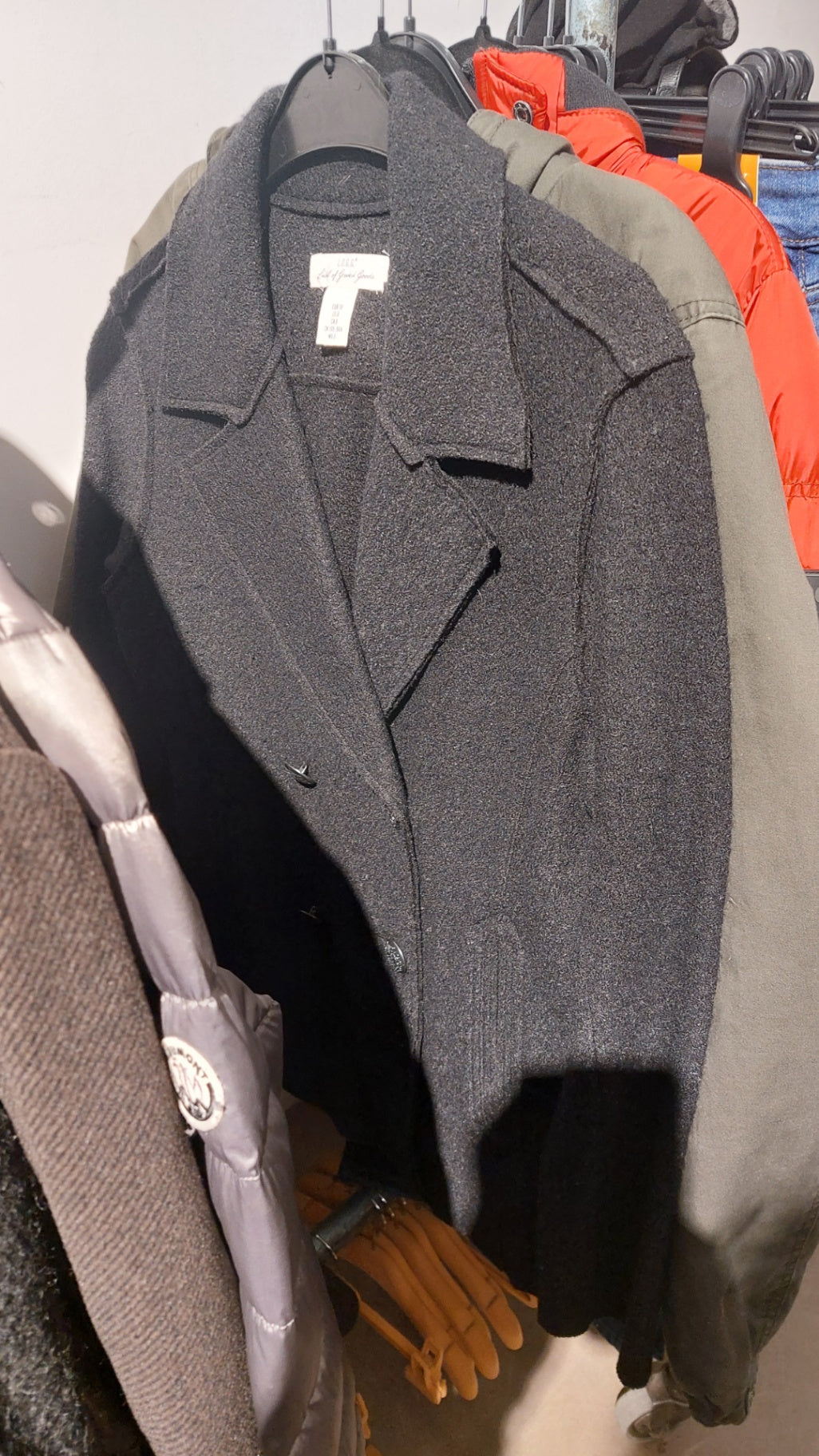 LOGG Filzjacke Schwarz Größe: 38