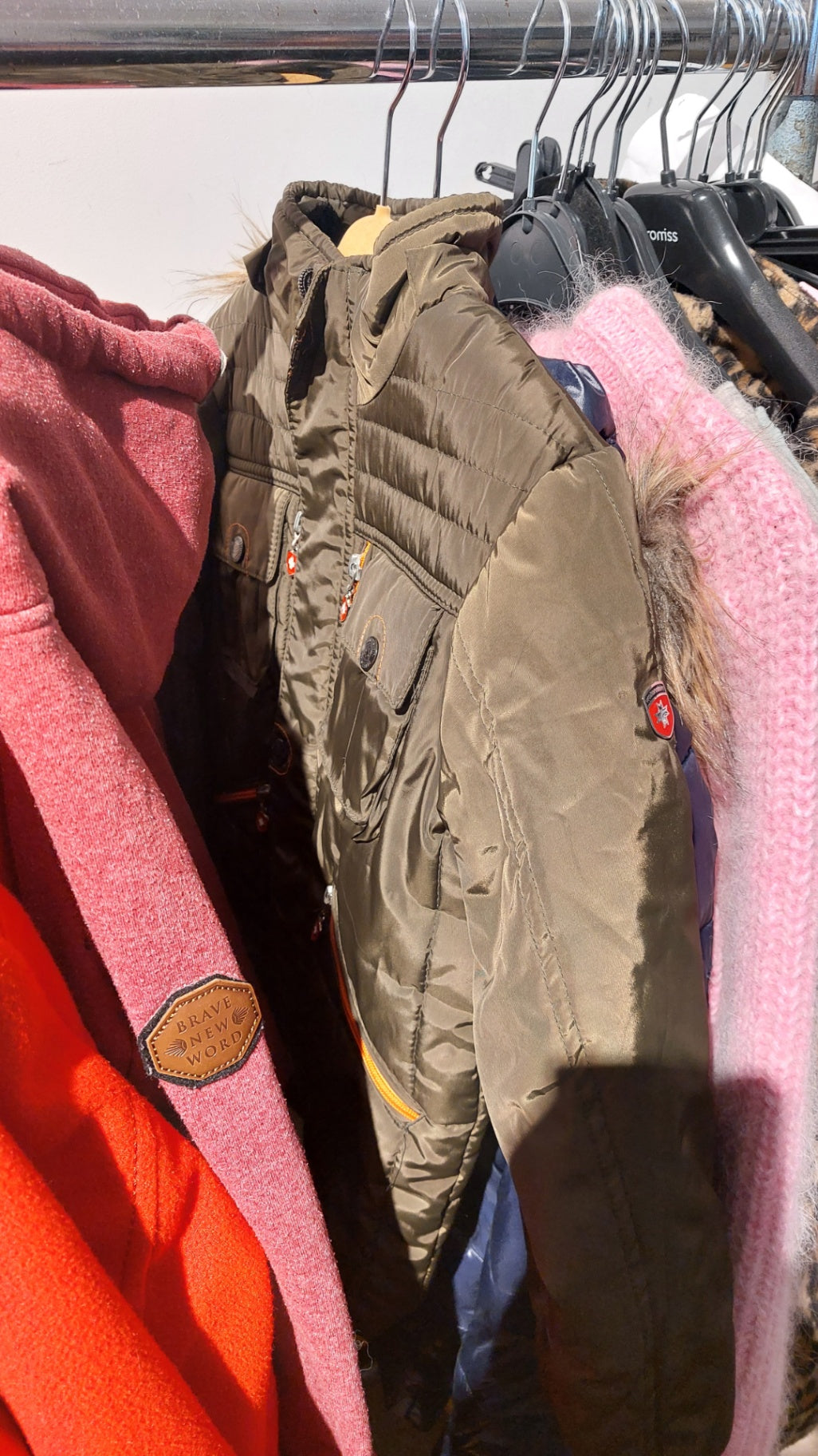 Wellensteyn Winterjacke Olivgrün Größe: 122