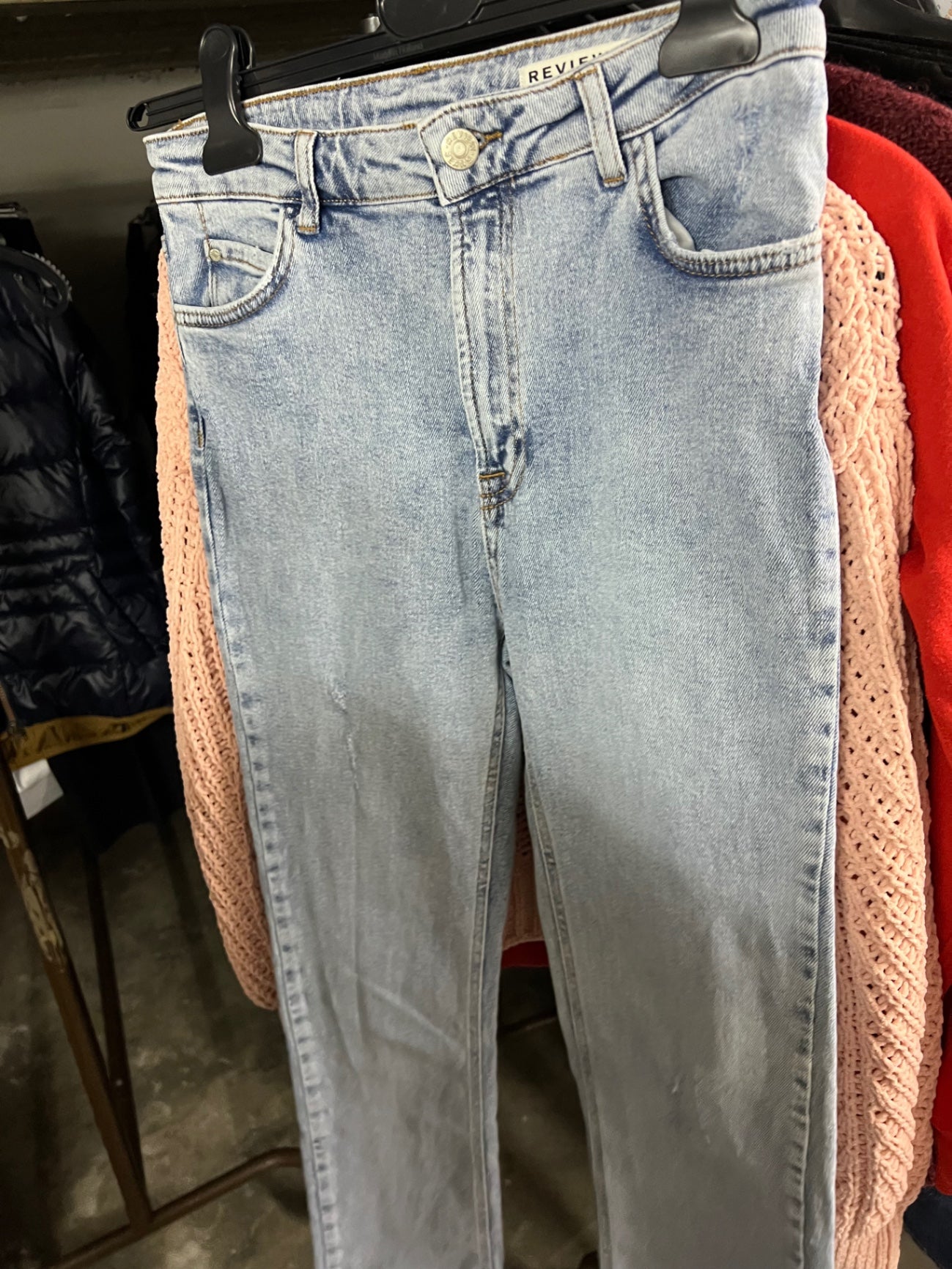 Review Jeans Blau Größe: 27