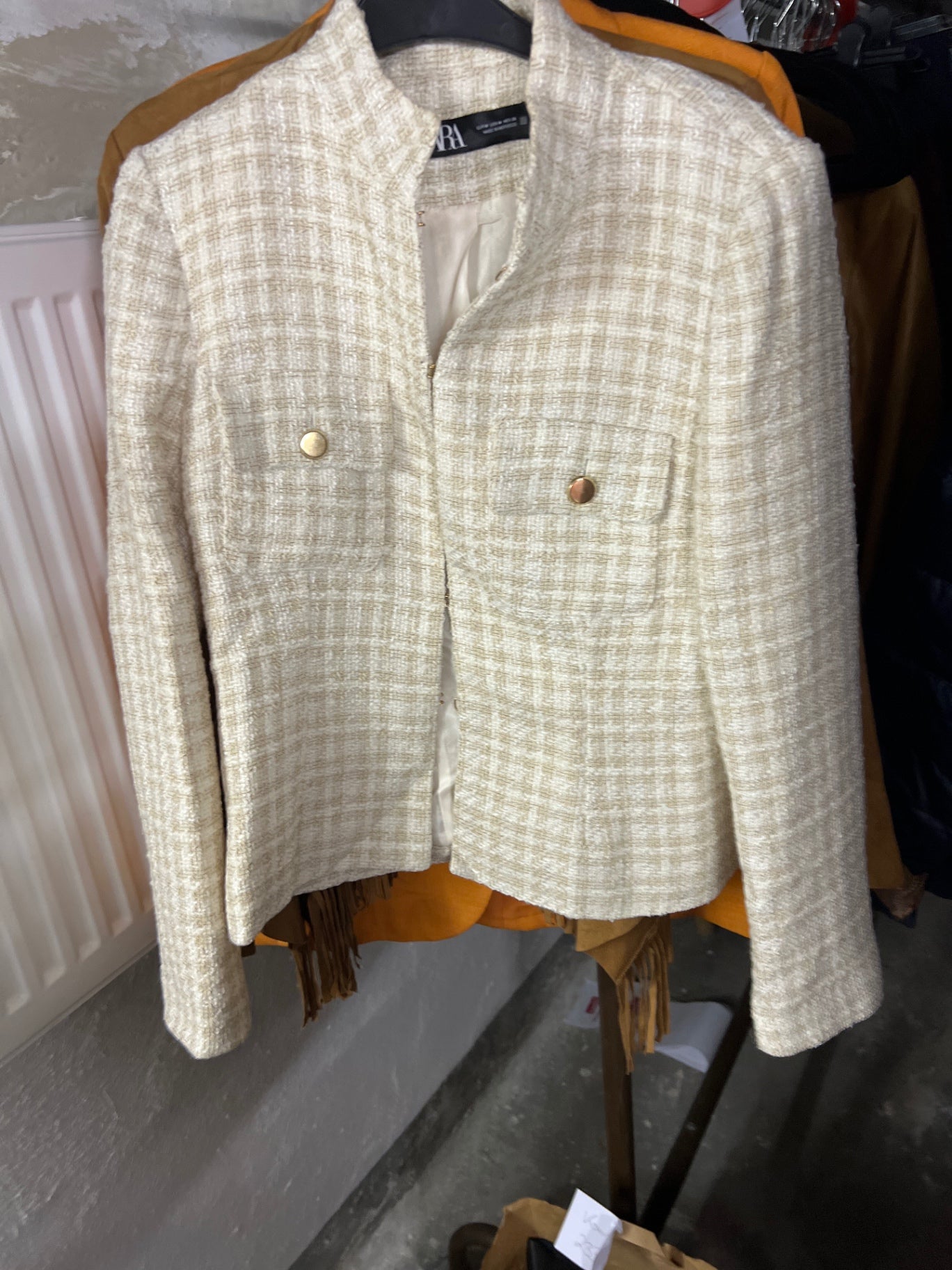 Zara Blazer Beige Größe: M