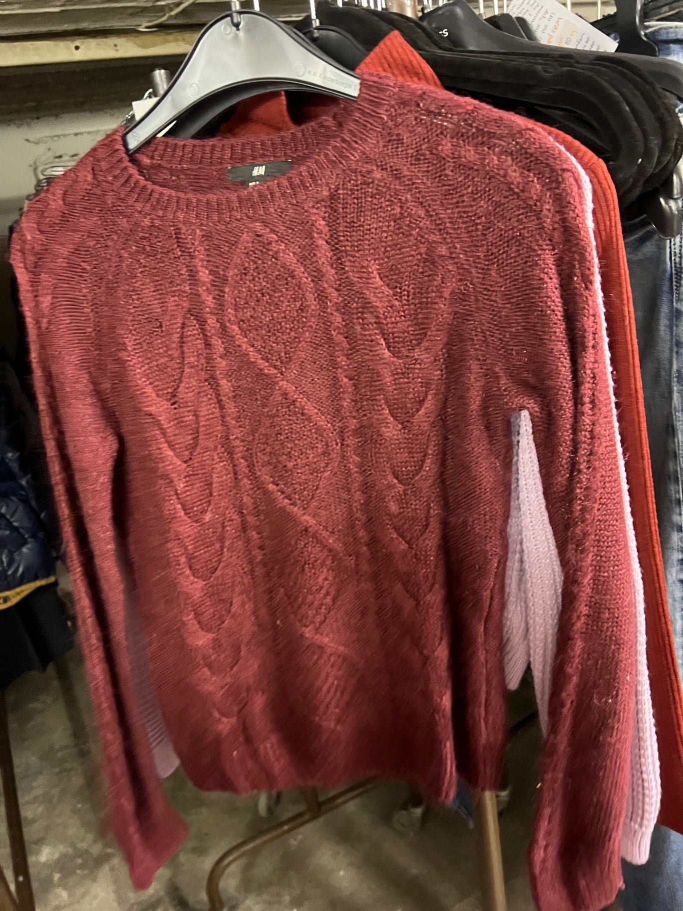 H&M Pullover Rot Größe: S