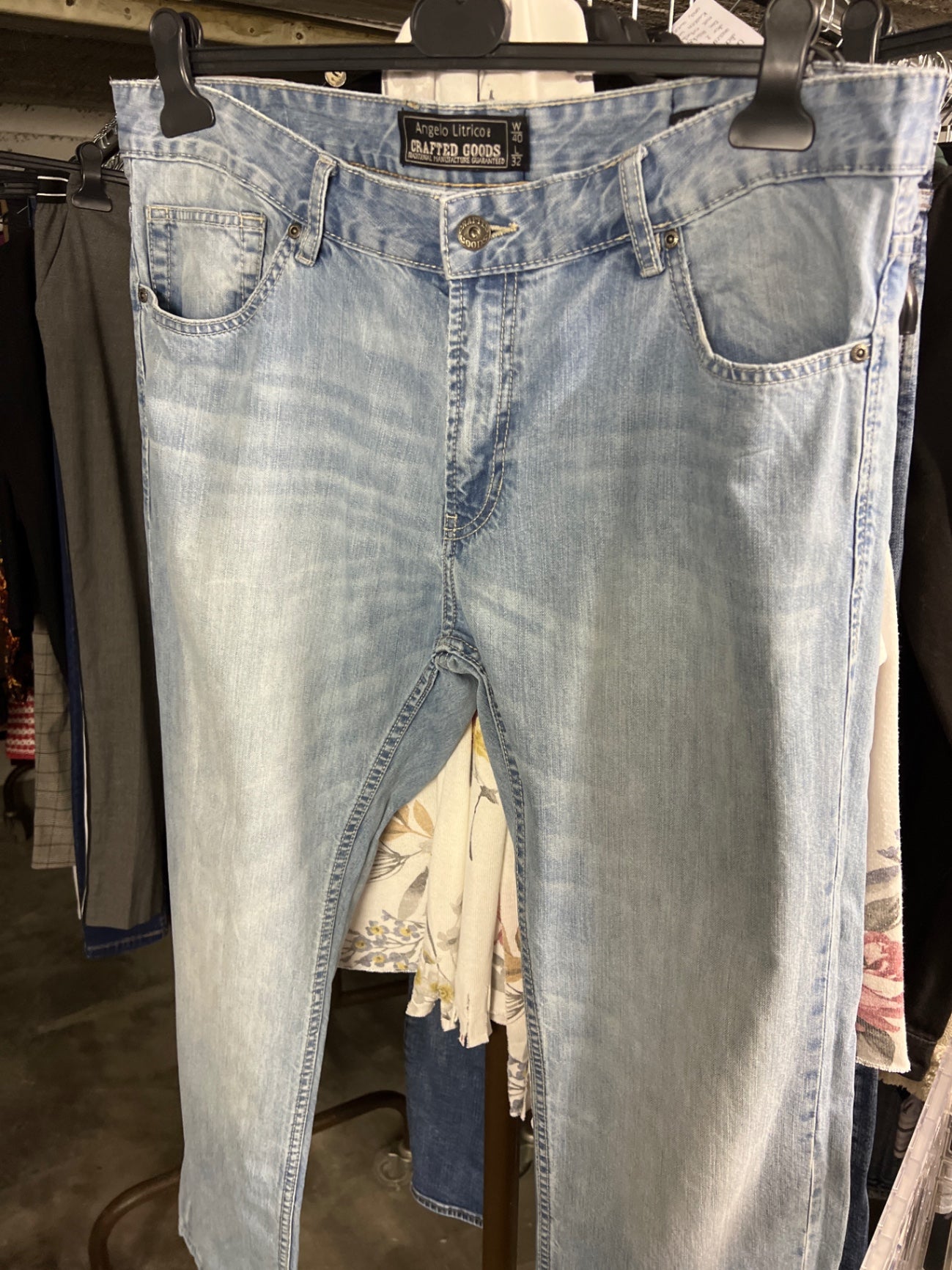 Angelo Litrico Jeans Hellblau Größe: W40 L32