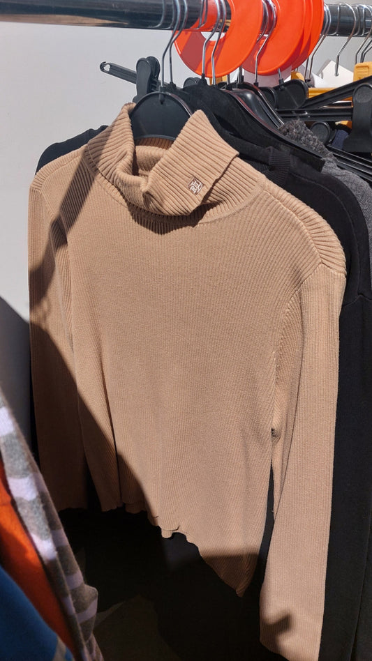 Ralph Lauren Rollkragenpullover Beige Größe: XL