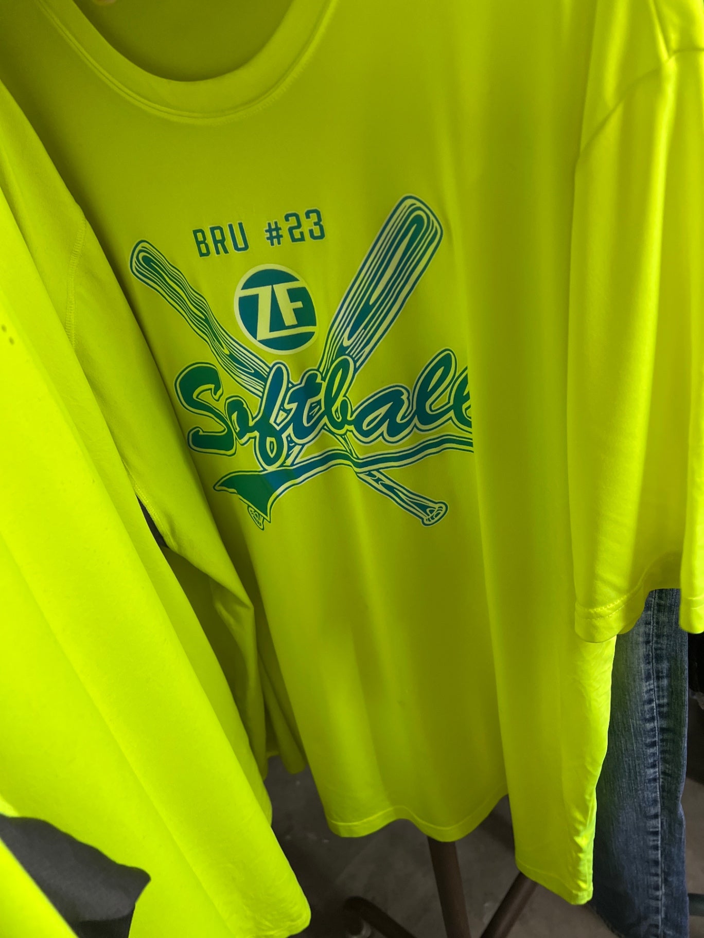 SportTek T-Shirt Neongelb Größe: XXL