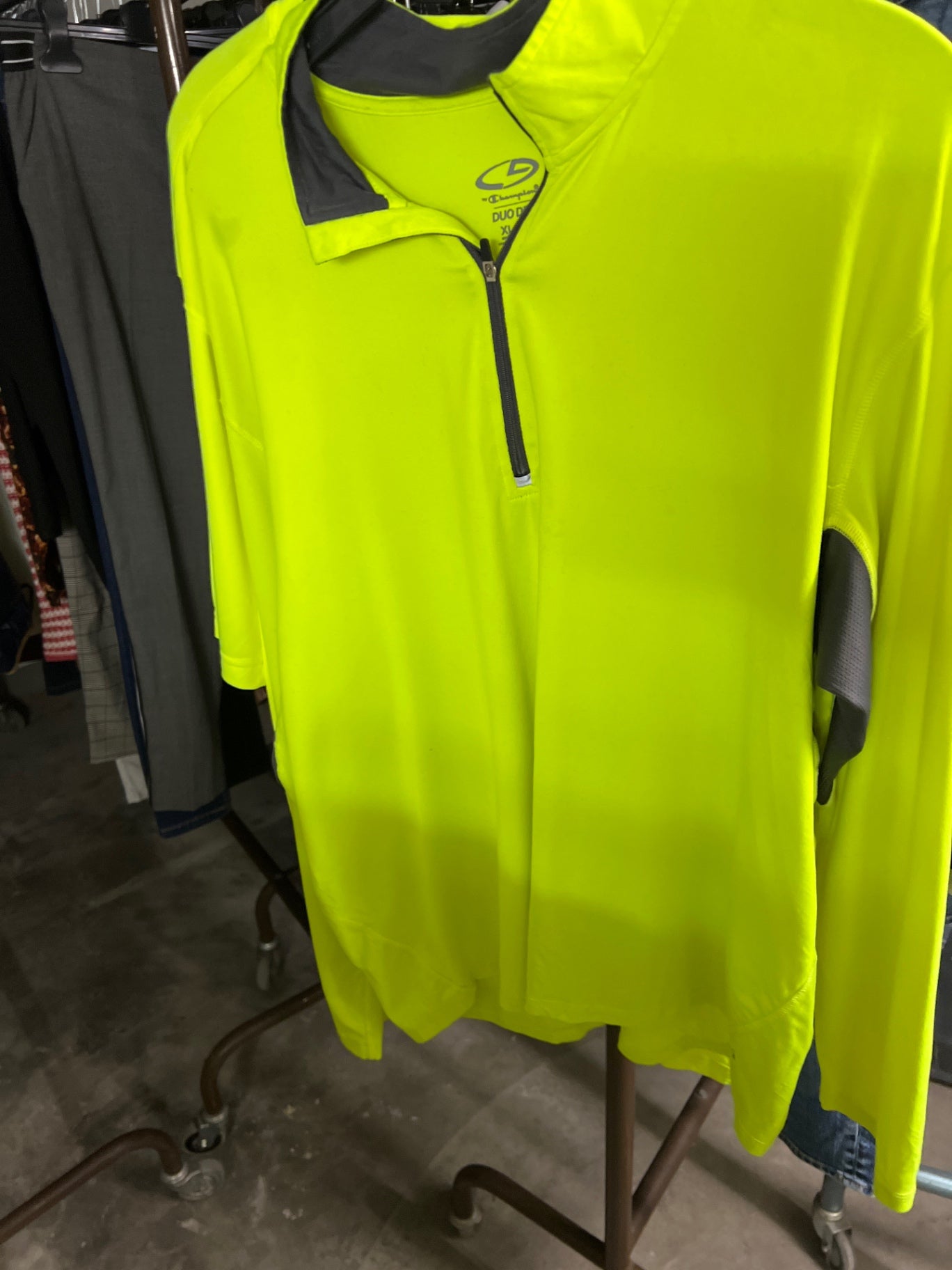 Champion Duo Dry Neongelb Größe: XL