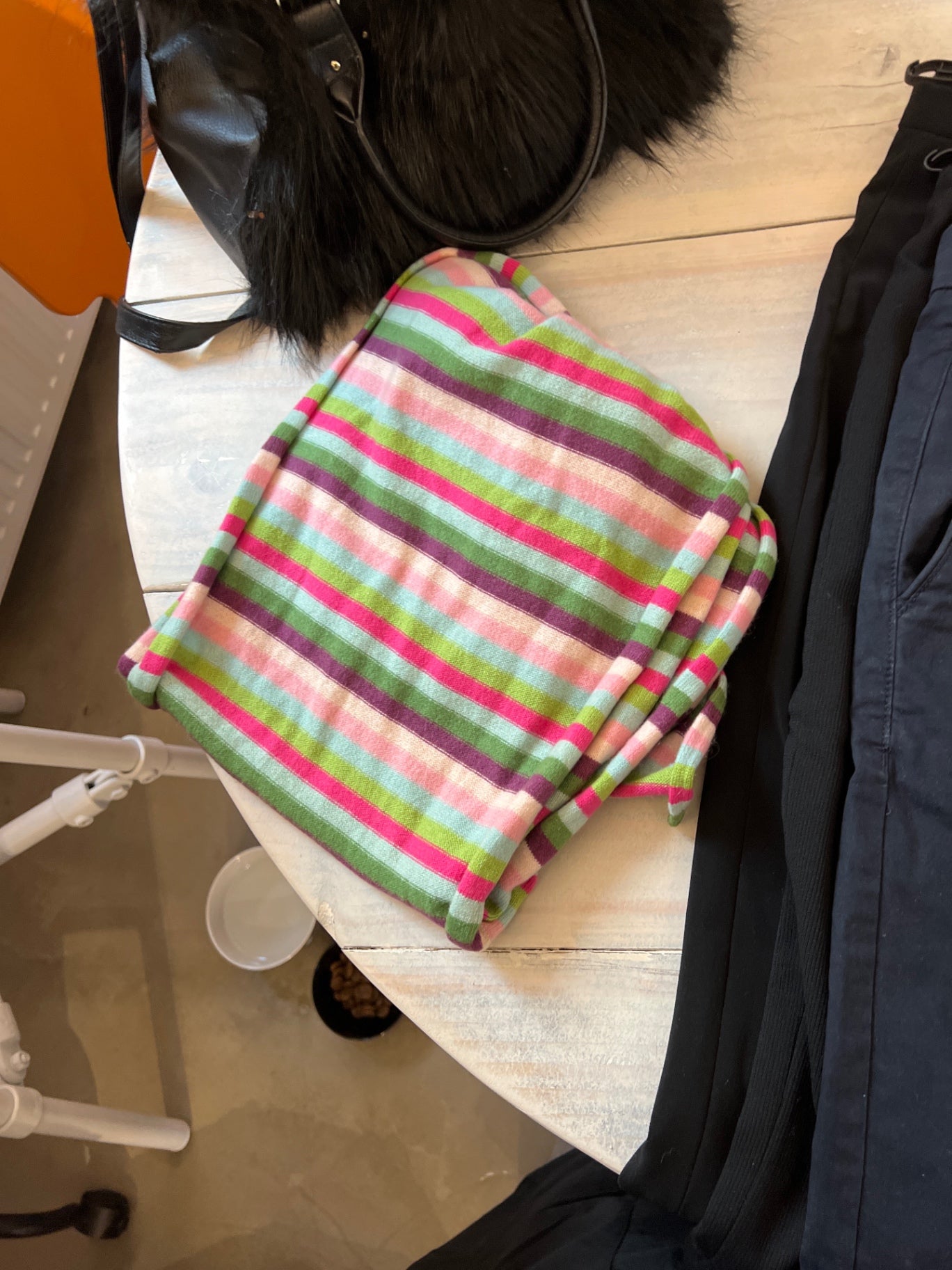 Schal 100% Cashmere Mehrfarbig