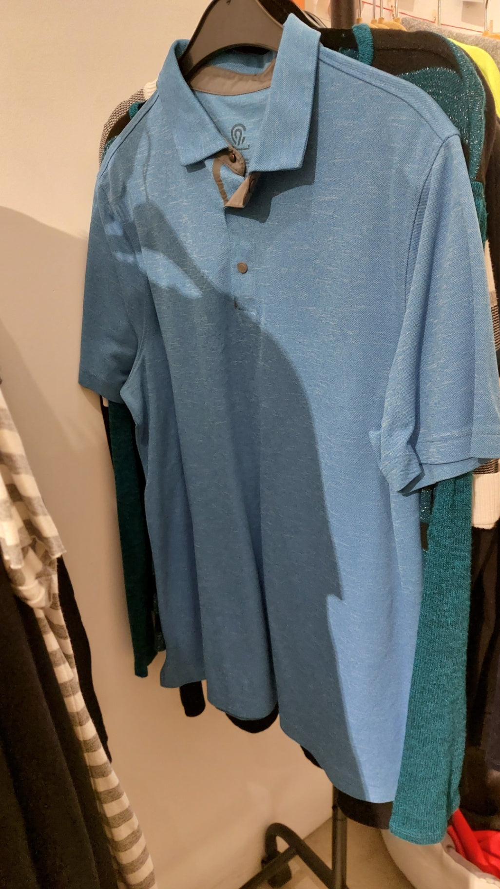 Champion Polohemd Blau Größe: M