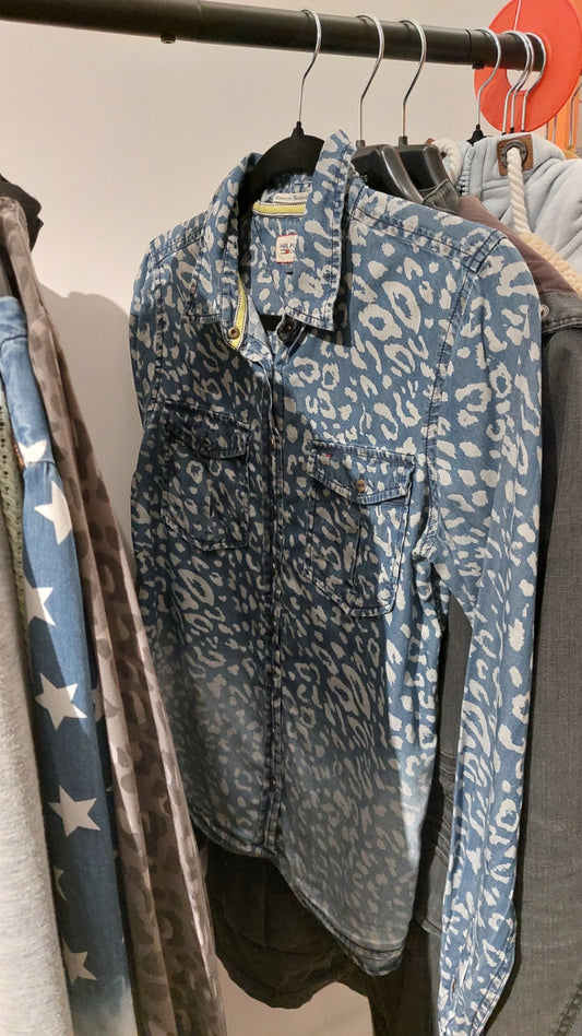 Tommy Hilfiger Jeanshemd Blau Größe: S