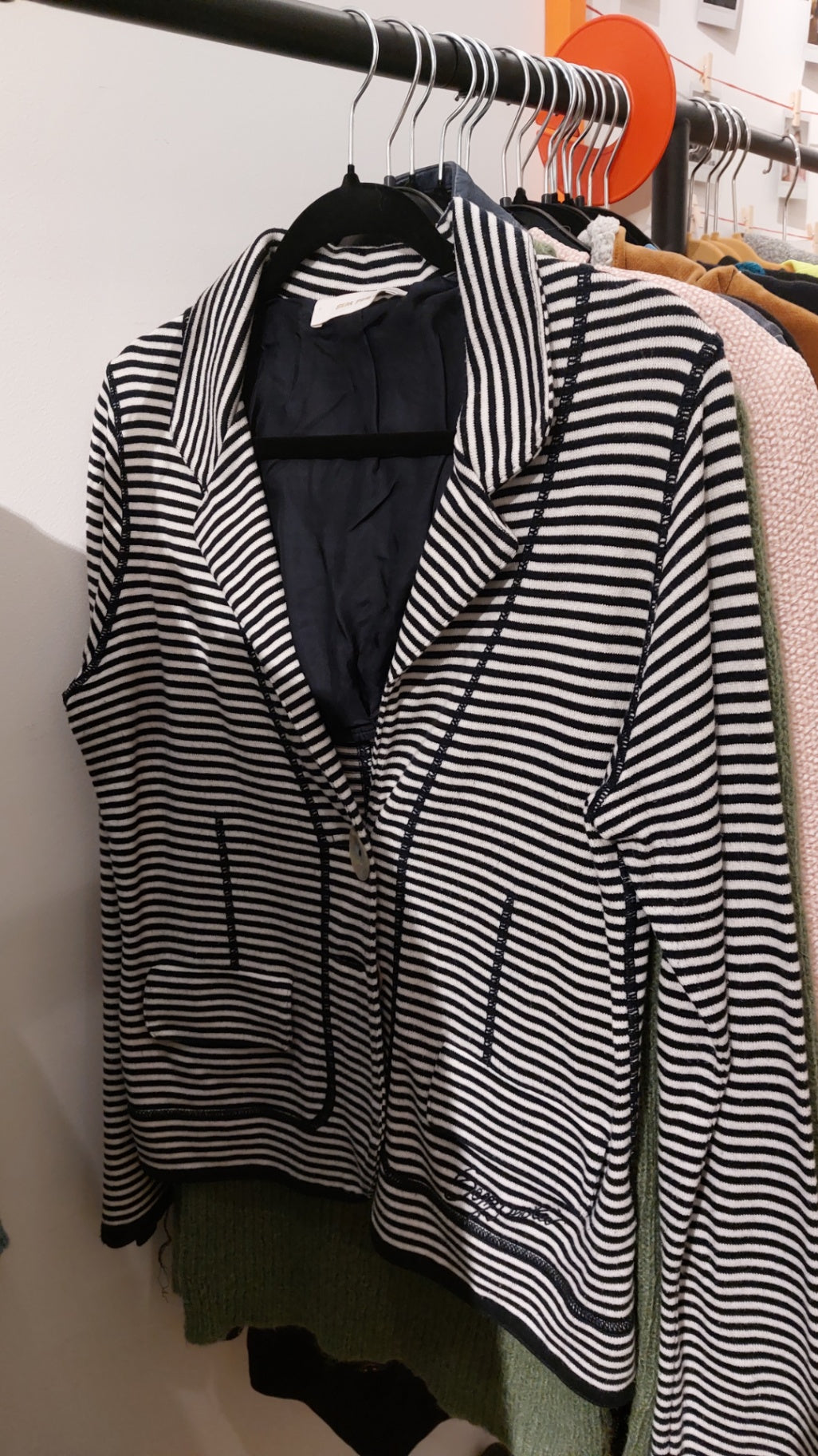 Sem per Lei Blazer Schwarz-Weiß Größe: M