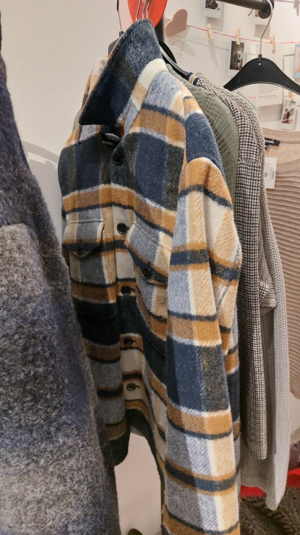 Selected Homme Hemdjacke Mehrfarbig Größe: M