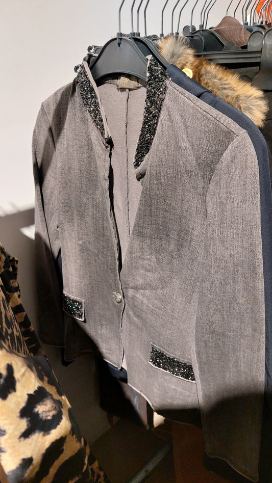 D&F Blazer Grau Größe: S