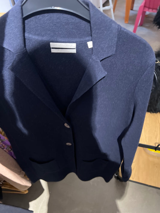 Christian Berg Mantel blau Größe: 38