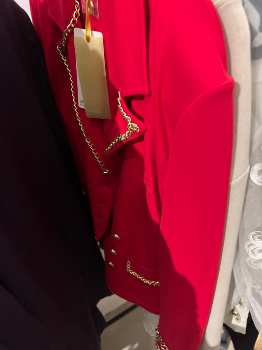 Ricarda M. Blazer Rot Größe: 24