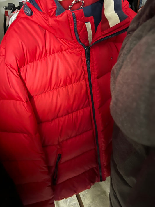 Tommy Hilfiger Daunenjacke Rot Größe: XXL
