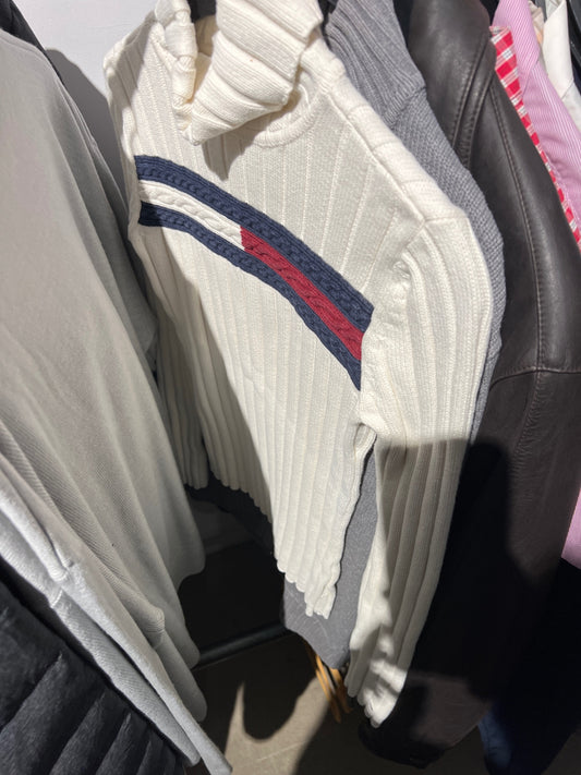 Tommy Hilfiger Pullover Weiß Größe: XS