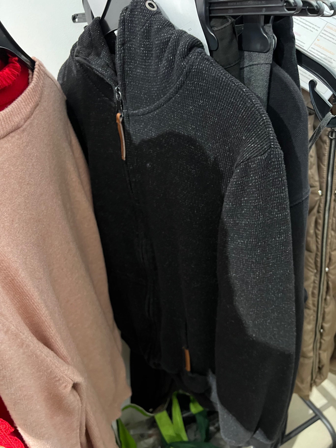 Sondag & Sons Sweat Jacke Schwarz Größe: