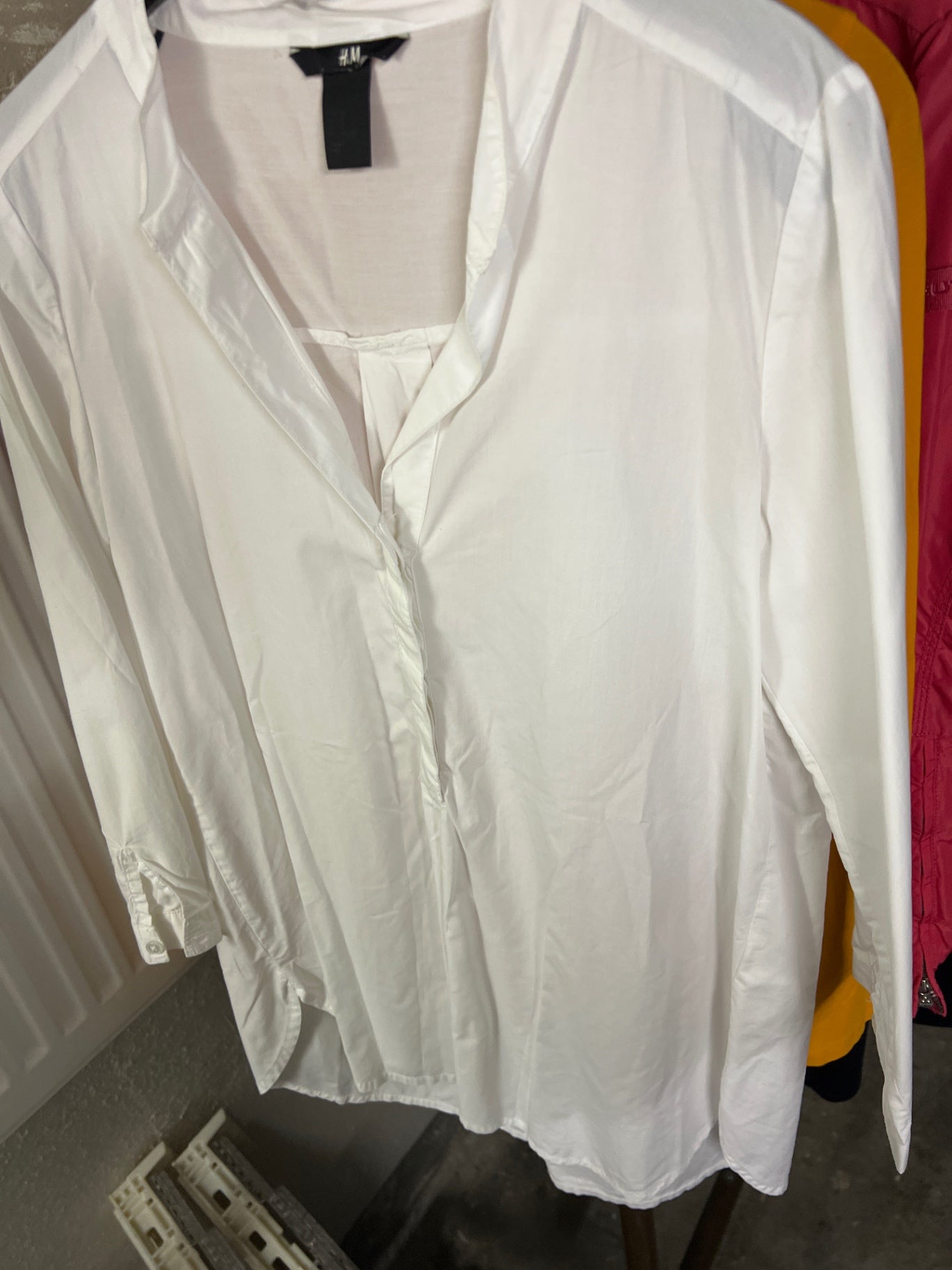 H&M Bluse Weiß Größe: M-L