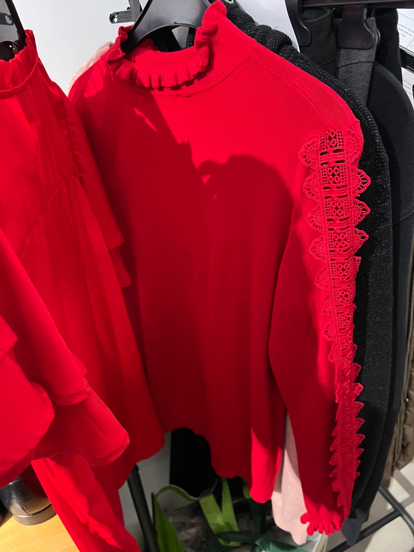 Orsay Pullover Rot Größe: M