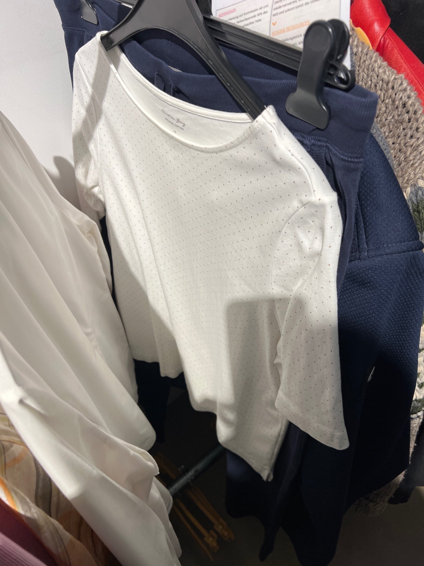Christian Berg T-Shirt Weiß Größe: 44