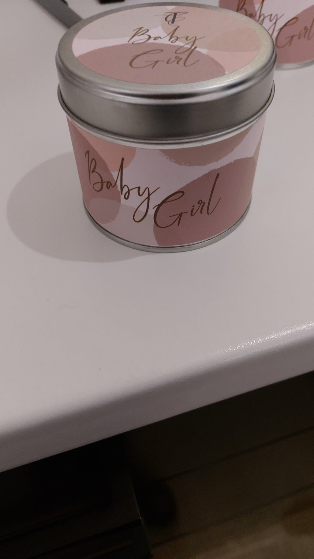 Kerze Colour Mix "Baby Girl"